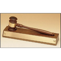 Gavel on an Walnut Base (3" deep x 11.5)